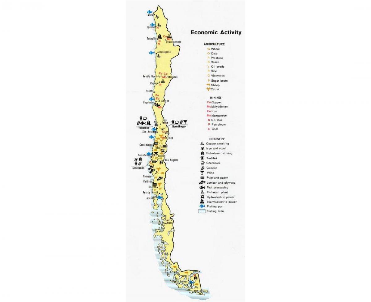チリの港湾地図 地図のチリポート 南米 ア