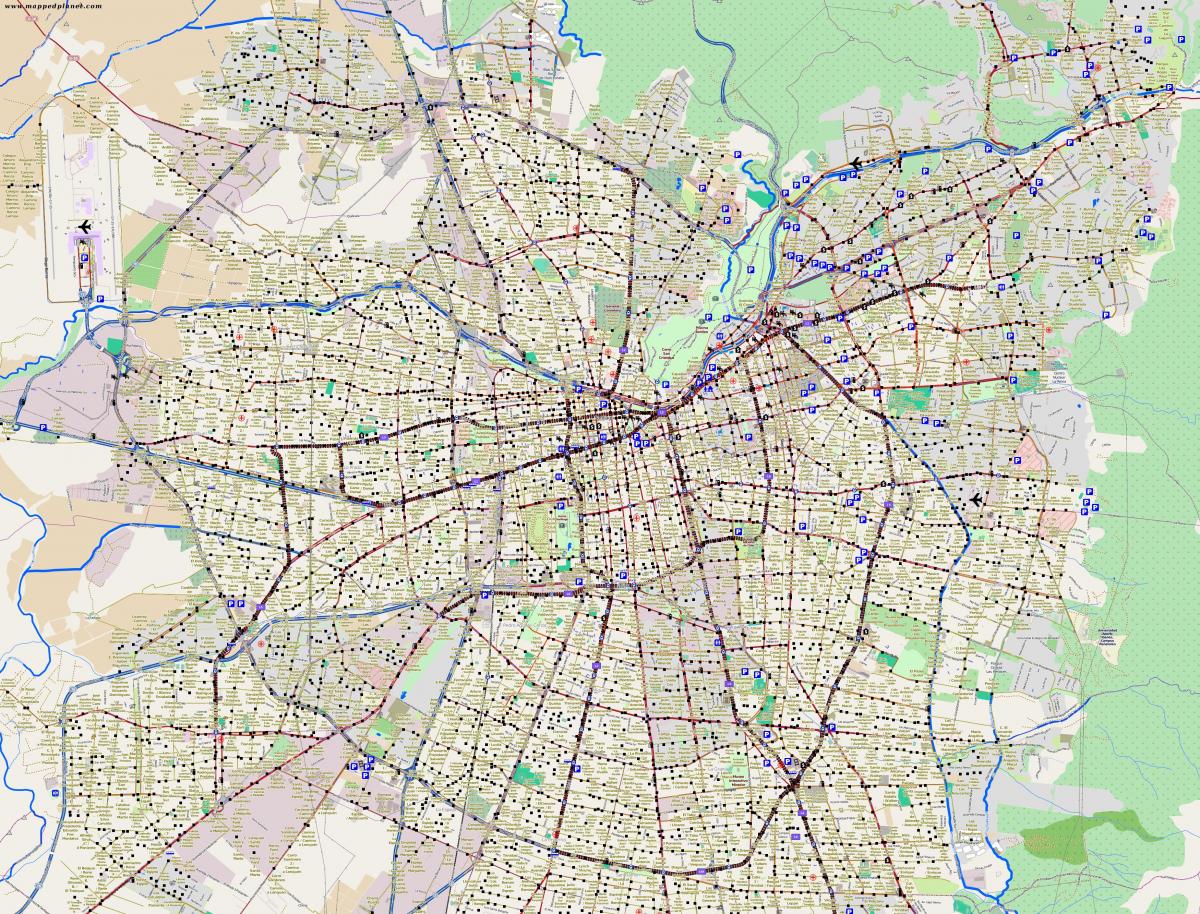 地図市サンティアゴチリ