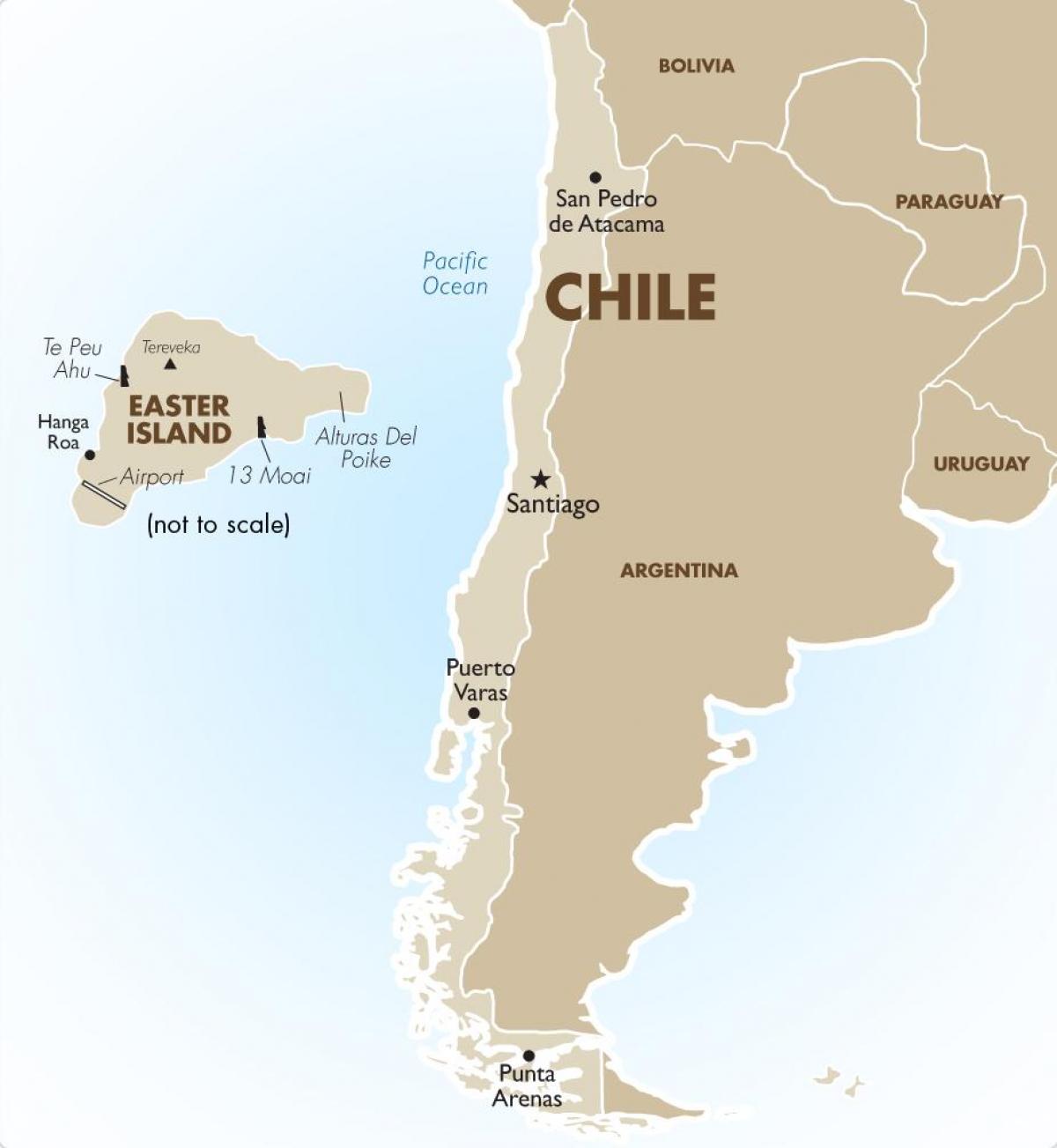 チリの地図