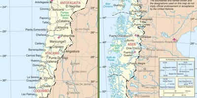 地図de Chile