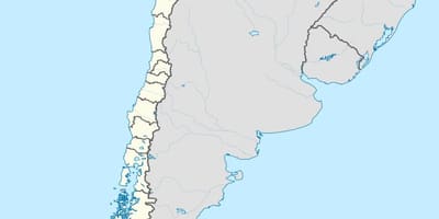 地図antofagastaチリ