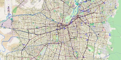 地図市サンティアゴチリ