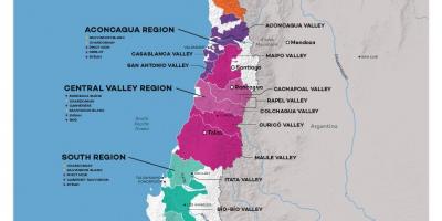 チリワインの国-地図